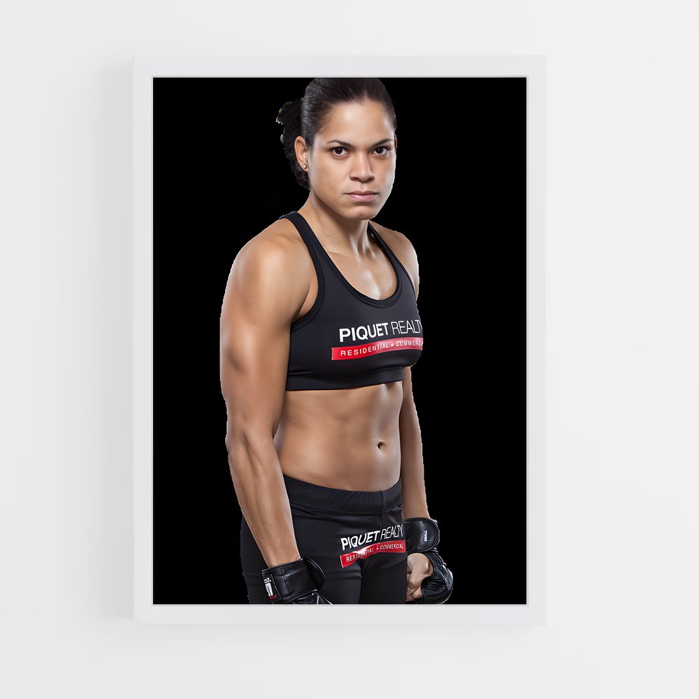 Poster Championne Inébranlable – affiche MMA (vue 3)